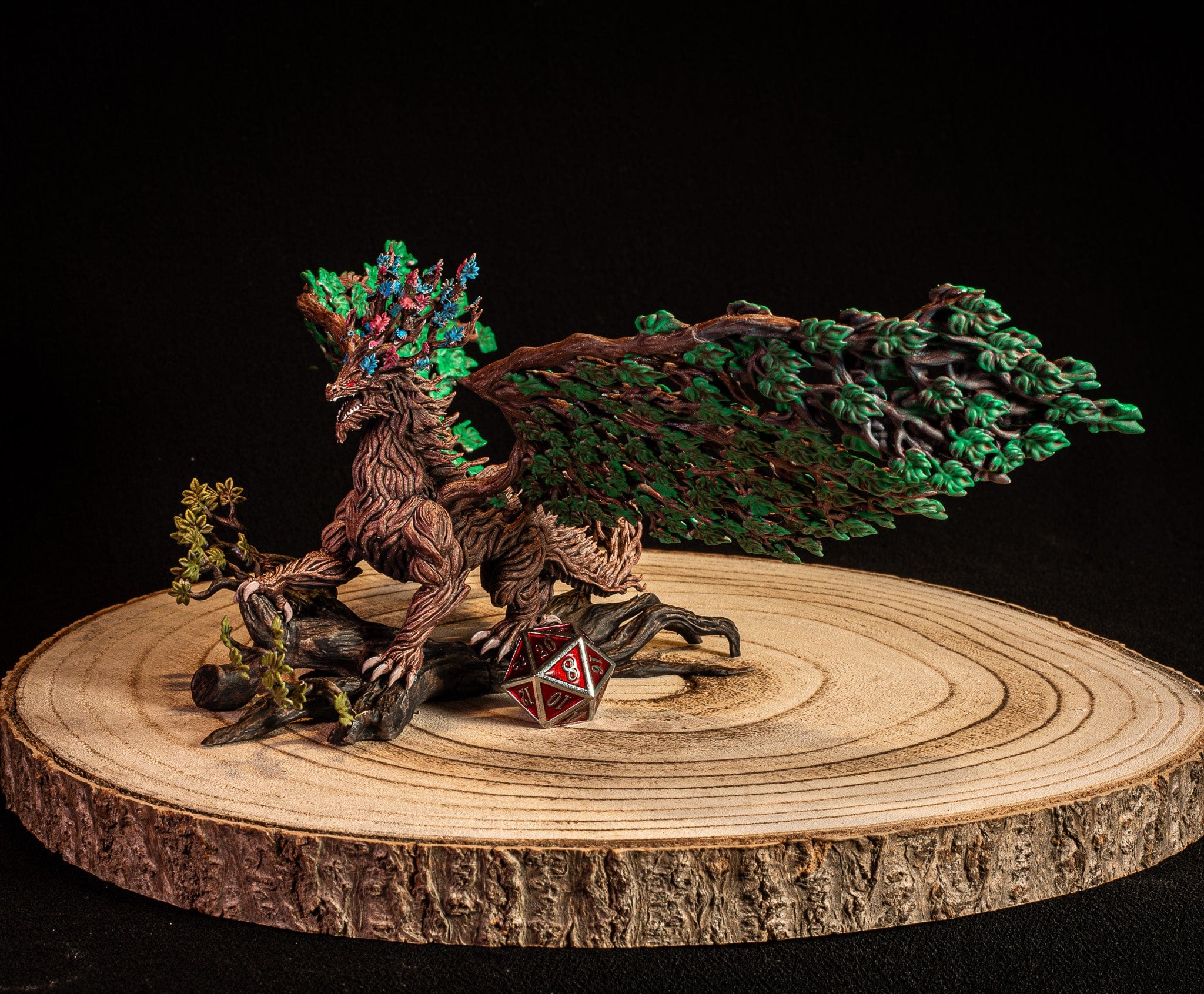NordicDice Custom print Dragon Arbus Pinewing  Unpainted - Custom Mini