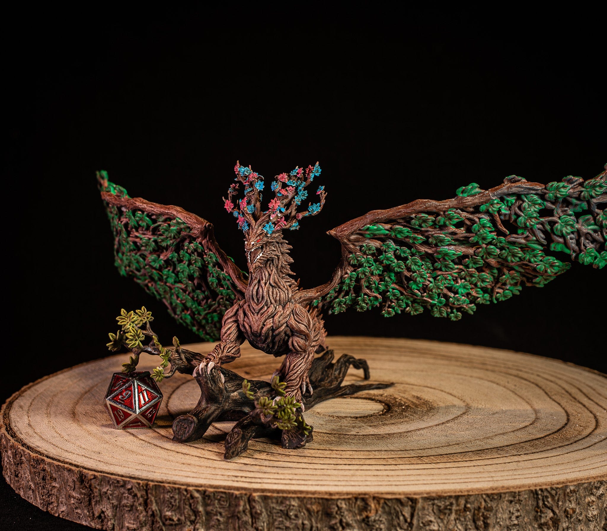 NordicDice Custom print Dragon Arbus Pinewing  Unpainted - Custom Mini