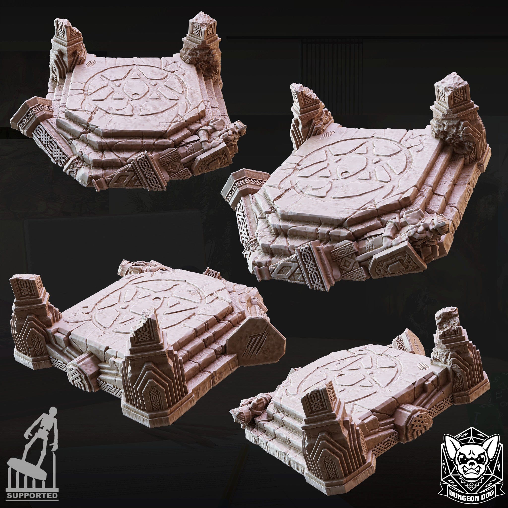 NordicDice Custom print Dwarven Terrain Corrupted - Custom Mini