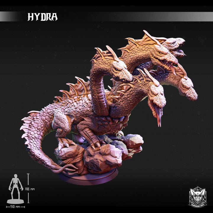 NordicDice Custom print Hydra Unpainted - Custom Mini