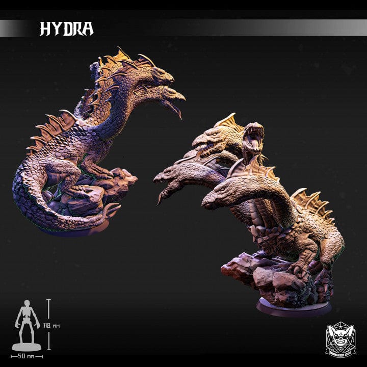 NordicDice Custom print Hydra Unpainted - Custom Mini