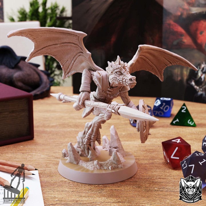 NordicDice Custom print Kobold Winged - A - Custom Mini