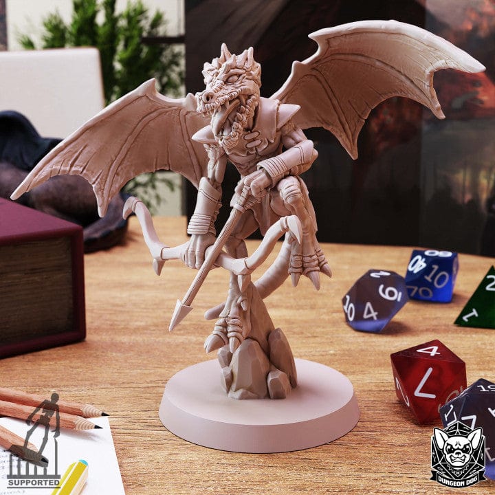NordicDice Custom print Kobold Winged - B - Custom Mini
