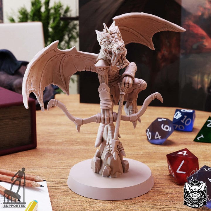 NordicDice Custom print Kobold Winged - B - Custom Mini