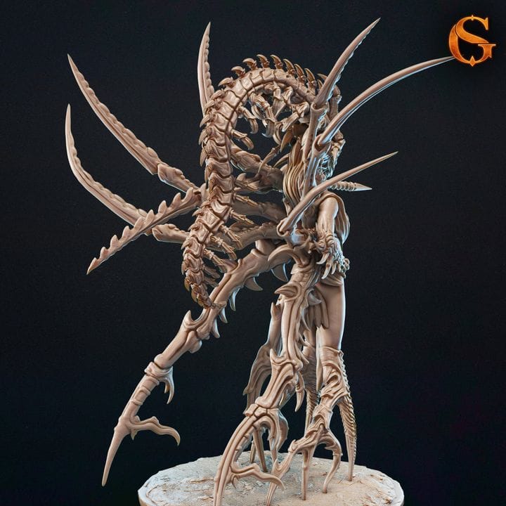 NordicDice Custom print Symbiote Warrior - Custom Mini