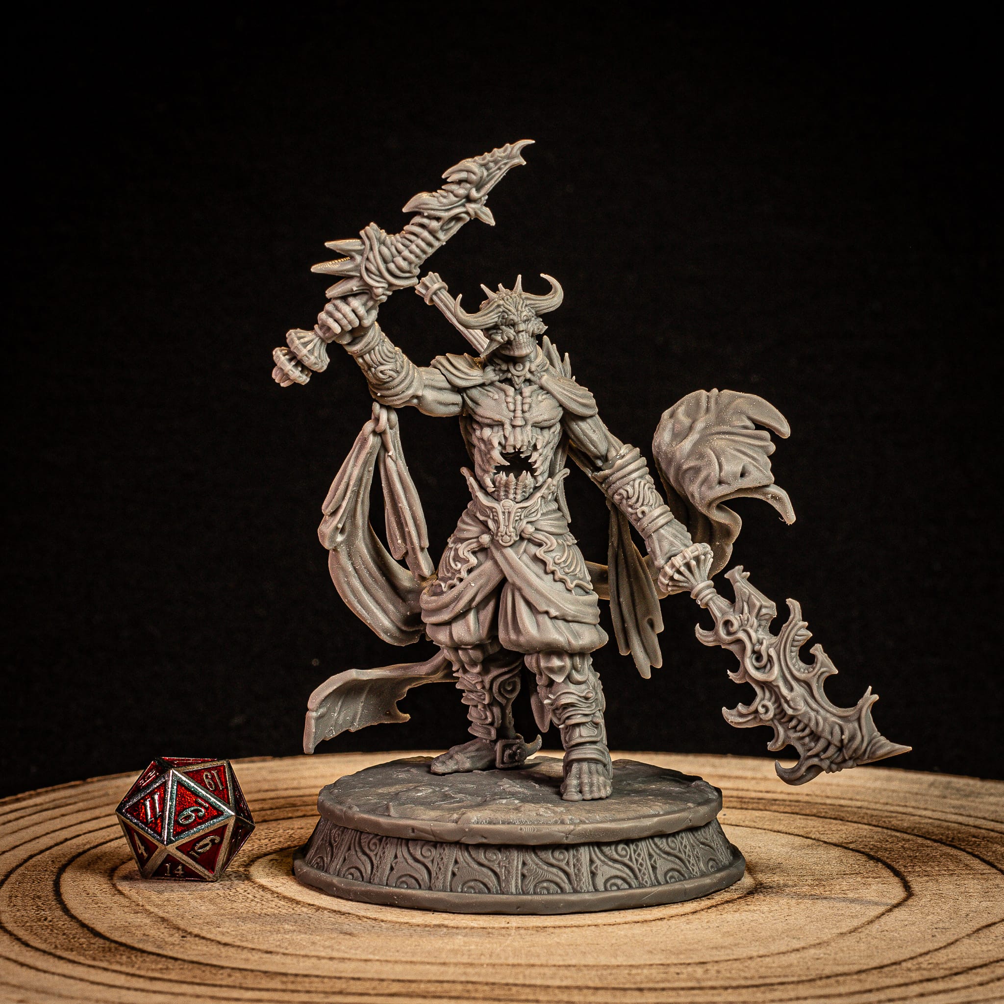 NordicDice Custom print The Maw Warrior – Abyssal Devourer - Custom Mini