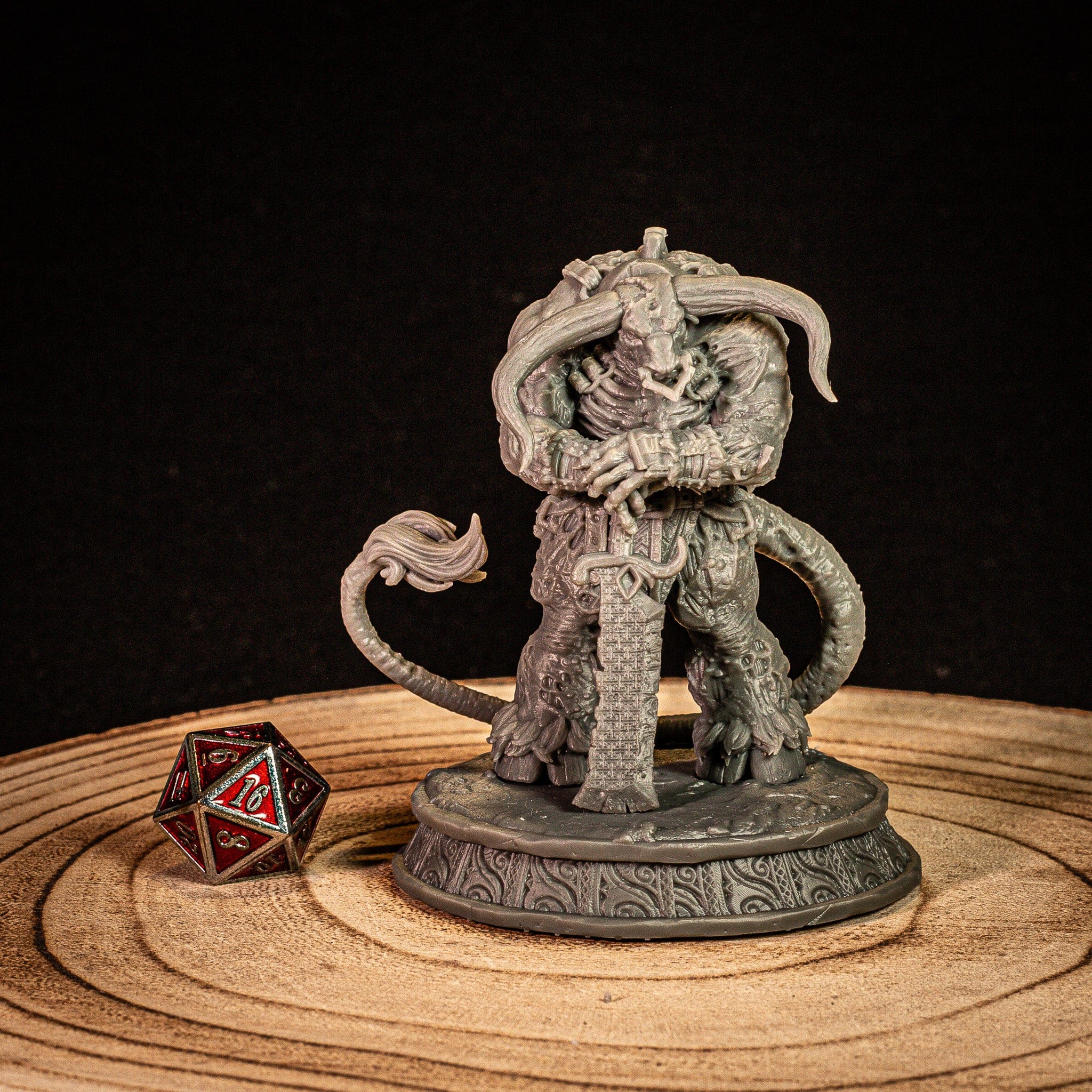NordicDice Custom print Zombie Minotaur Unpainted - Custom Mini