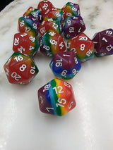 NordicDice D20 Pride rollespilsterning - d20