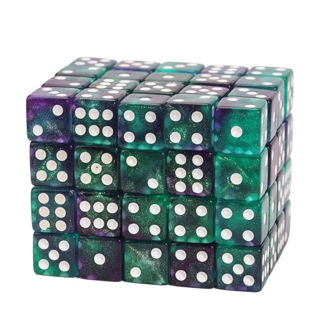 NordicDice d6 Galakse mini d6 terning - 25 stk