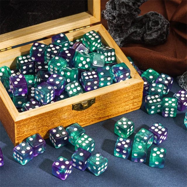 NordicDice d6 Galakse mini d6 terning - 25 stk