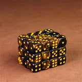 NordicDice d6 Mørkebrun mini d6 terning - 25 stk