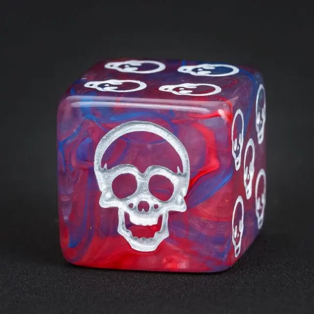 NordicDice d6 (sekssidet) Death angel d6 16mm - psychic