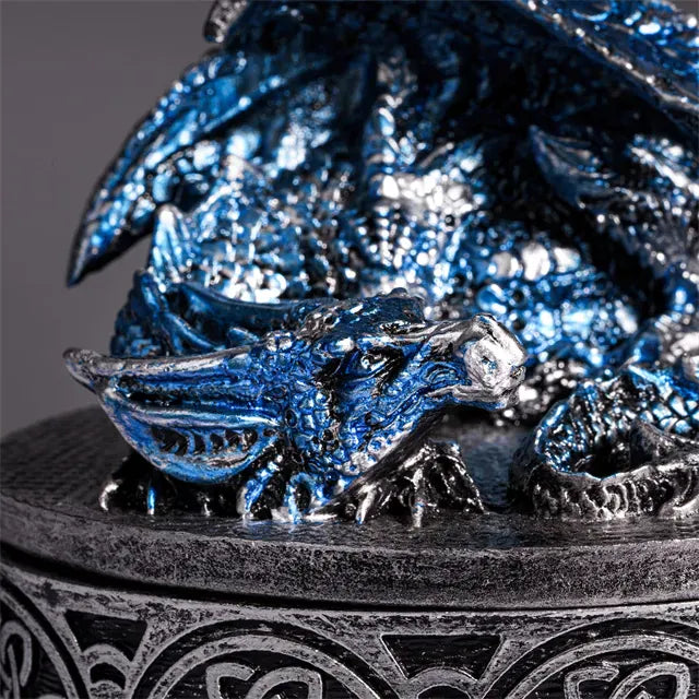 NordicDice Dice bag Blå Dragon treasure box