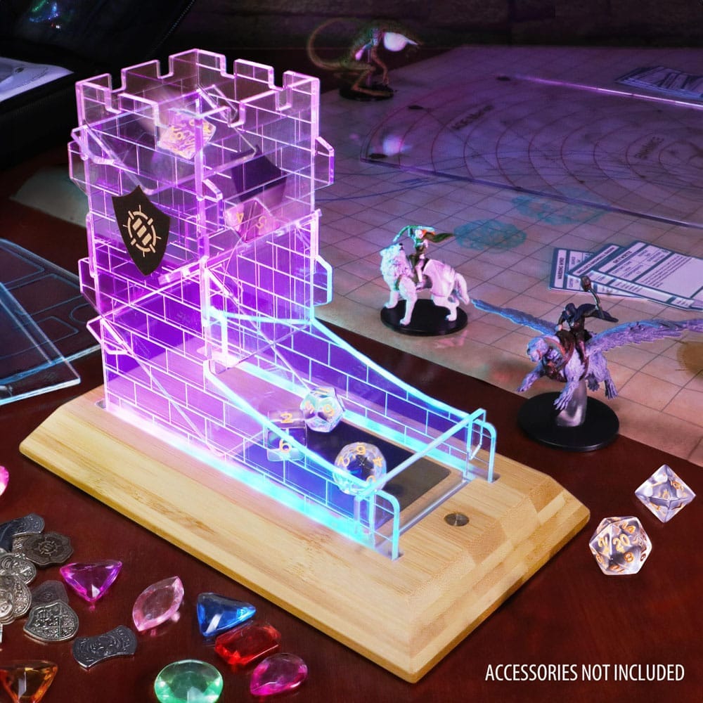 NordicDice Dice tower Enhance Tabletop Series LED Dice Tower