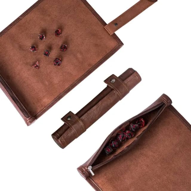 NordicDice Dice tray Terningsmåtte af PU Læder - upgraded