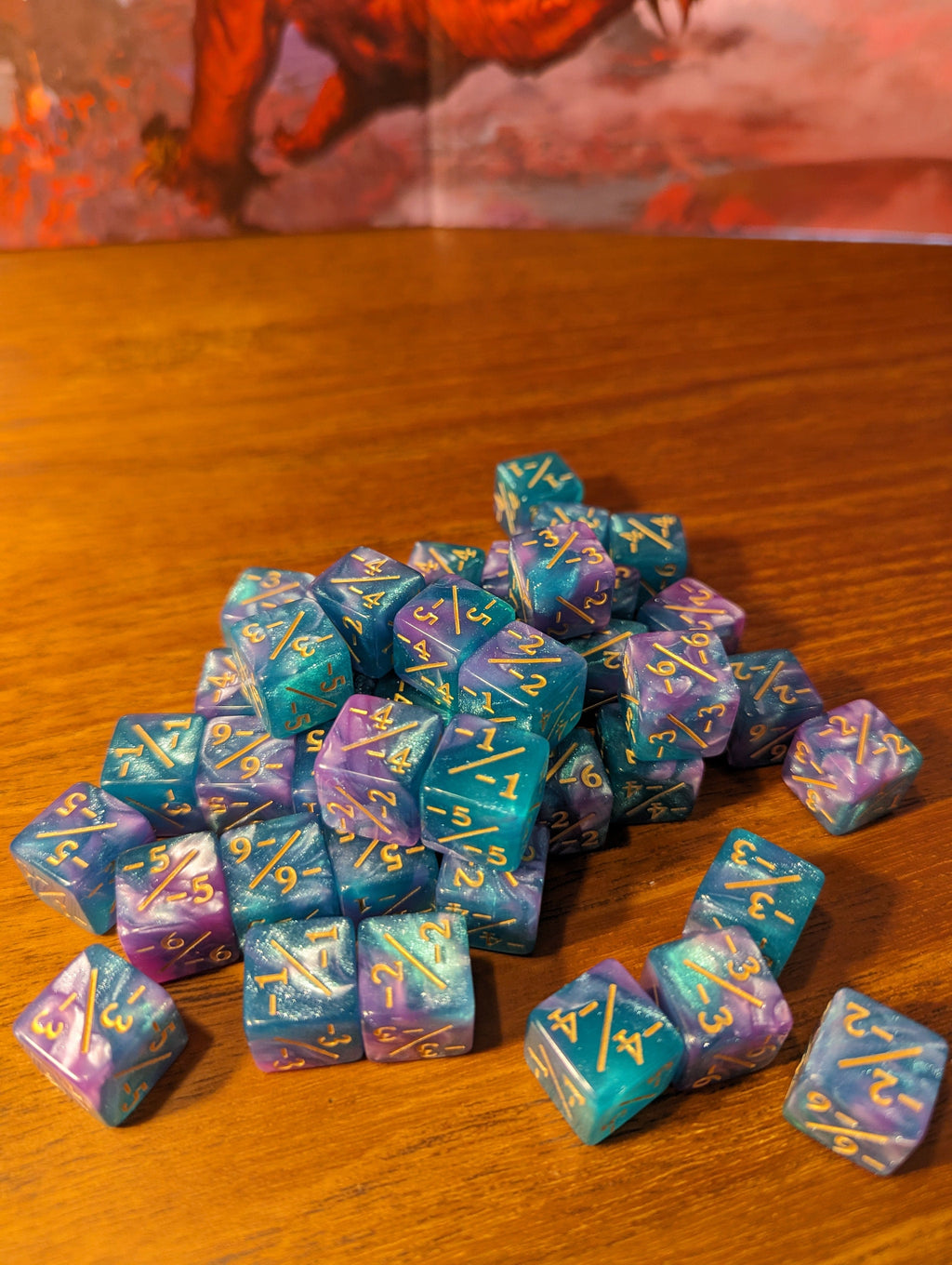 12 Pcs Green Glitter D6 Dice 16mm 12-pcs-green-glitter-d6-dice-16mm