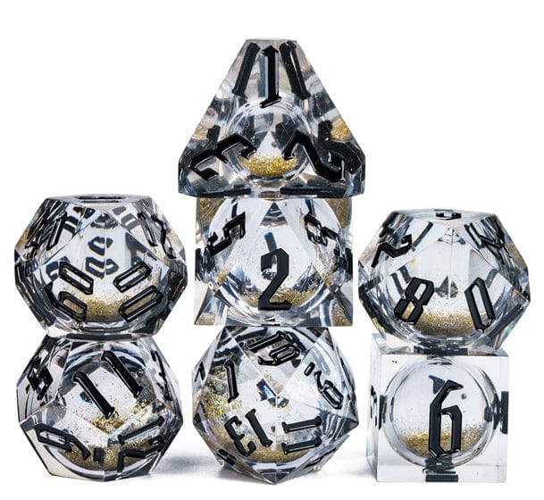 NordicDice Liquid dice Liquid Guld Core - rollespilsterninger