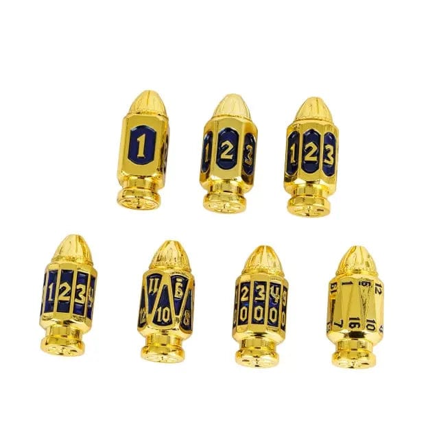 NordicDice Metal terninger Metal bullet set