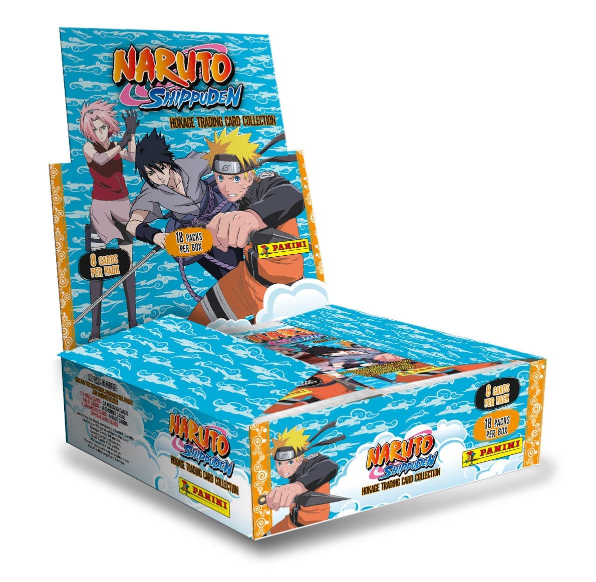 Naruto Shippuden Hokage Trading Card Collection Flow Packs Display (18