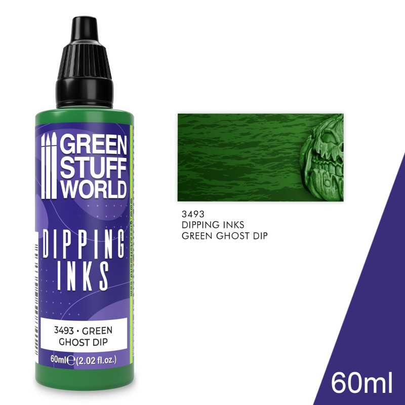 NordicDice Paint 60 ml Dipping ink 60 ml - GREEN GHOST DIP