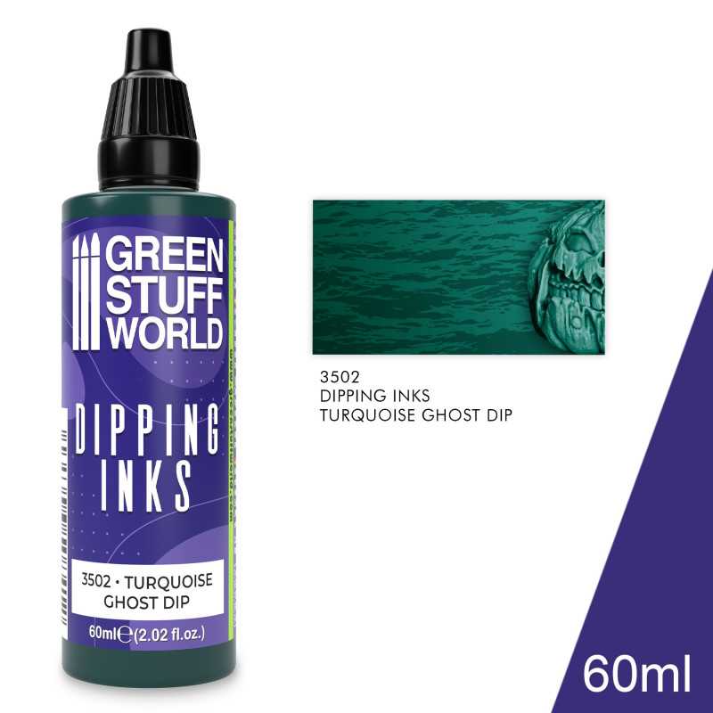 NordicDice Paint 60 ml Dipping ink 60 ml - TURQUOISE GHOST DIP