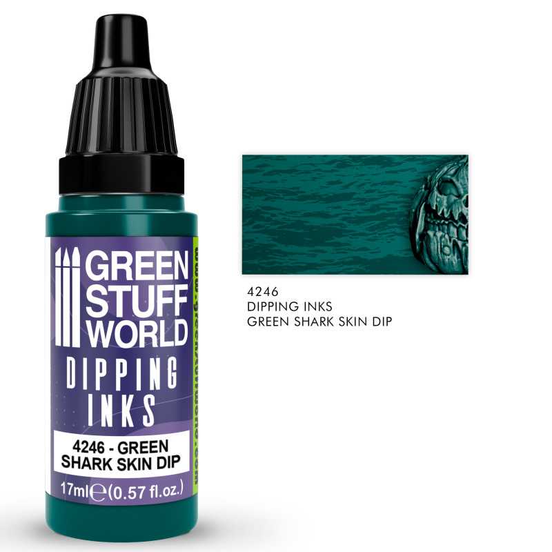 NordicDice Paint Dipping ink 17 ml - Green Shark Skin Dip