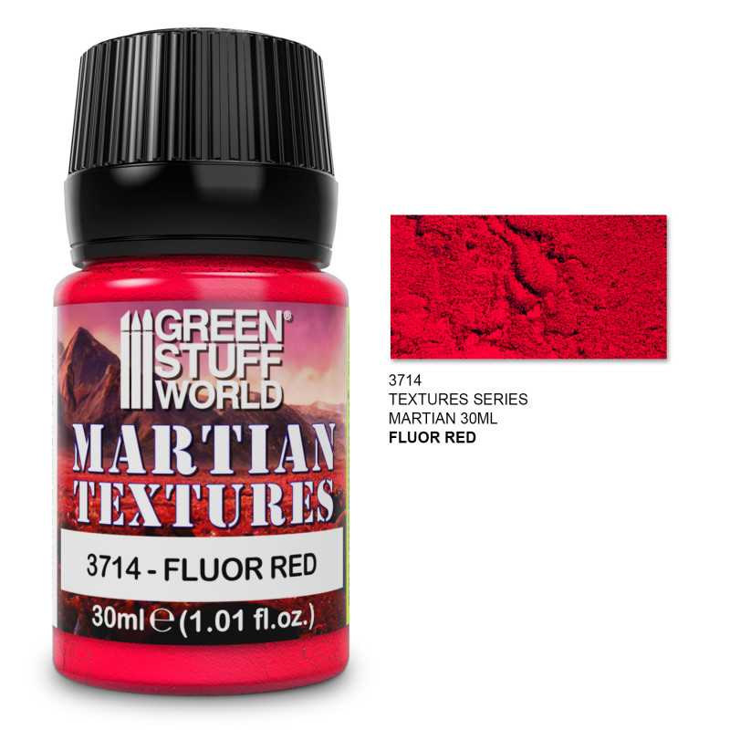 NordicDice Paint Textured Paint - Martian - Fluor Red 30ml