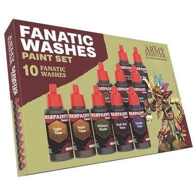 NordicDice Paint The Army Painter - Warpaints Fanatic: Washes Paint Set