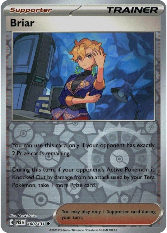 NordicDice Pkm Singles Briar - Prismatic Evolutions Pokemon Card English