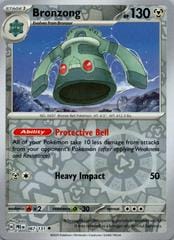 NordicDice Pkm Singles Bronzong - Prismatic Evolutions Pokemon Card English