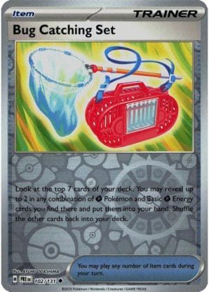 NordicDice Pkm Singles Bug Catching Set - Prismatic Evolutions Pokemon Card English