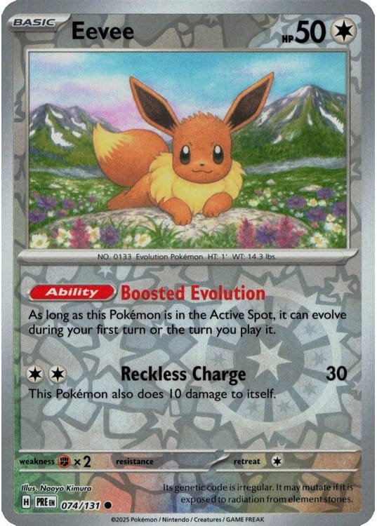 NordicDice Pkm Singles Eevee - Prismatic Evolutions Pokemon Card English