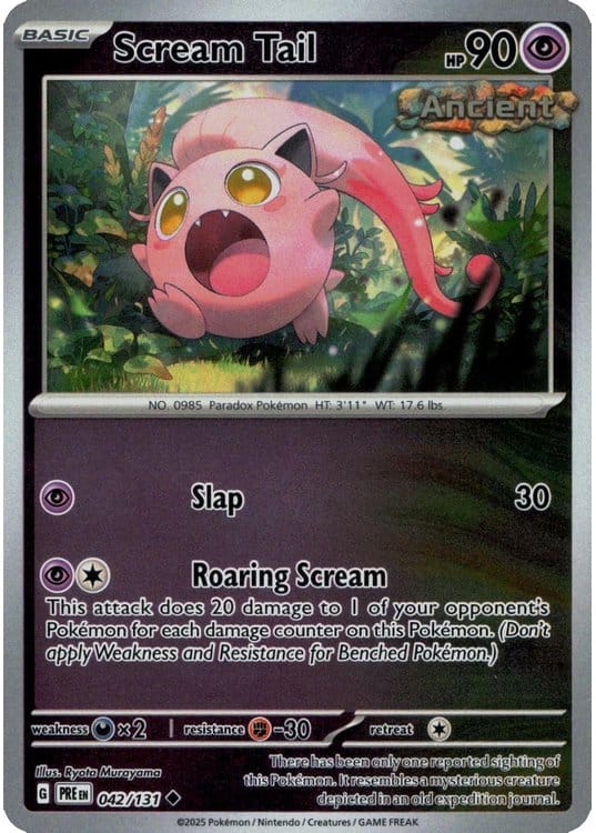 NordicDice Pkm Singles Scream Tail - Prismatic Evolutions Pokemon Card English
