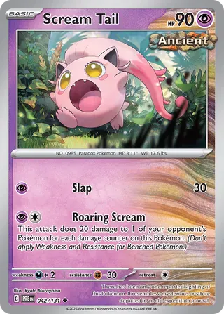 NordicDice Pkm Singles Scream Tail - Prismatic Evolutions Pokemon Card English