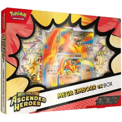 NordicDice Pokemon Pokemon Mega Evolutions: Ascended Heroes - Mega Emboar Ex Box
