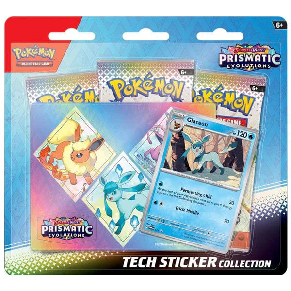 NordicDice Pokemon Glaceon Pokemon: Prismatic Evolutions Tech Sticker Collection (Scarlet & Violet 8.5)