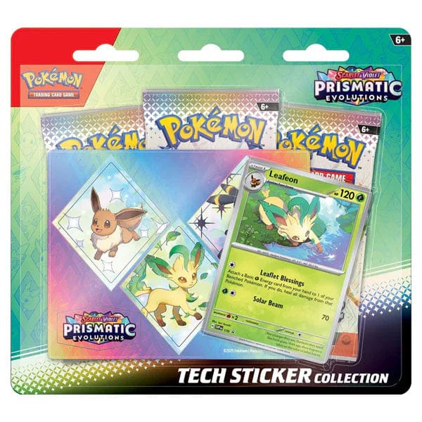 NordicDice Pokemon Leafeon Pokemon: Prismatic Evolutions Tech Sticker Collection (Scarlet & Violet 8.5)