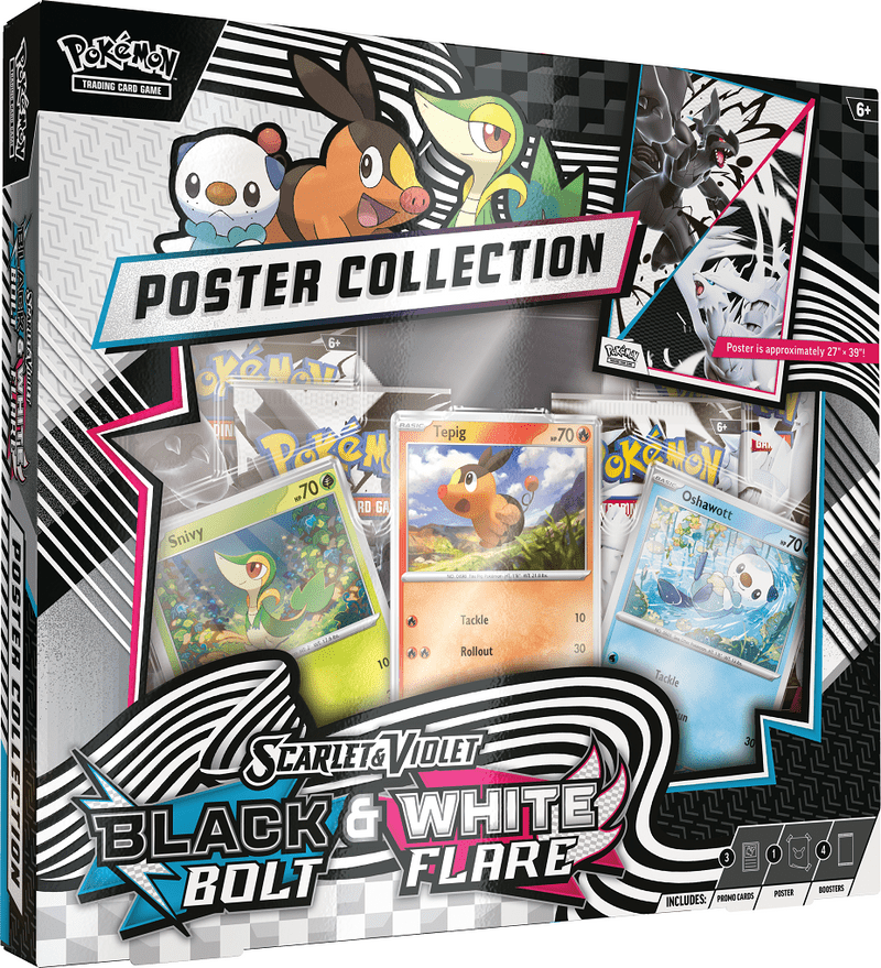 NordicDice Pokemon Pokemon TCG - Scarlet & Violet 10.5: Black Bolt & White Flare Poster Collection - English