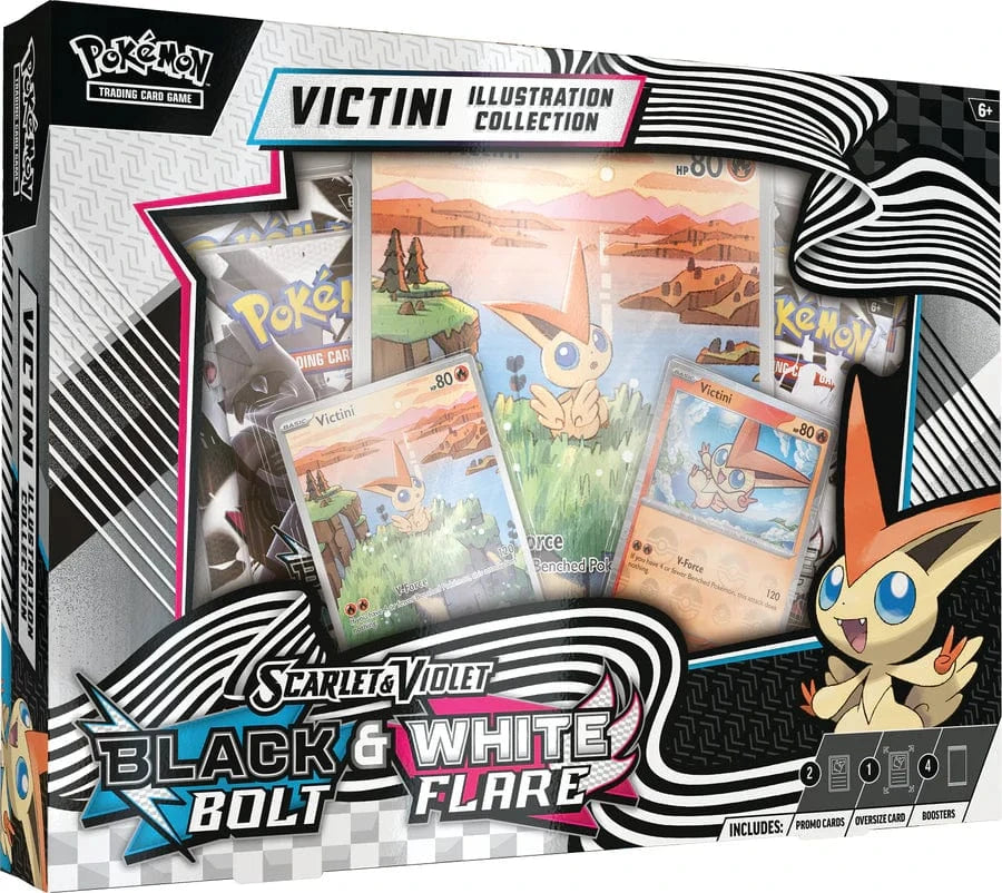 NordicDice Pokemon Scarlet & Violet 10.5 - Black Bolt & White Flare Unova Victini Illustration Collection