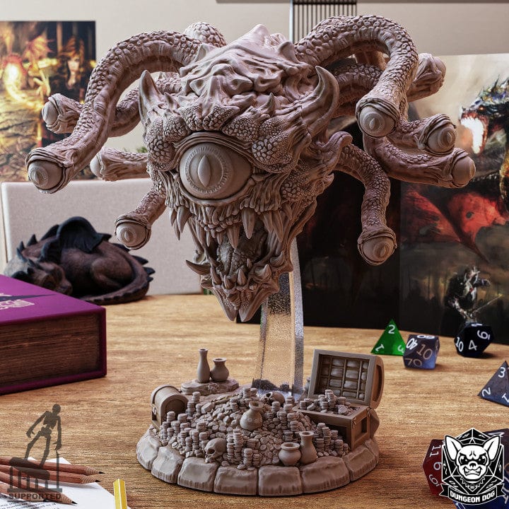 NordicDice rollespilsfigurer Beholder Unpainted - Custom Mini