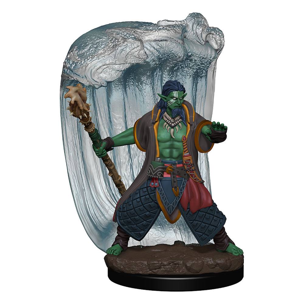 NordicDice rollespilsfigurer D&D Icons of the Realms Premium Miniature pre-painted Water Genasi Druid Male