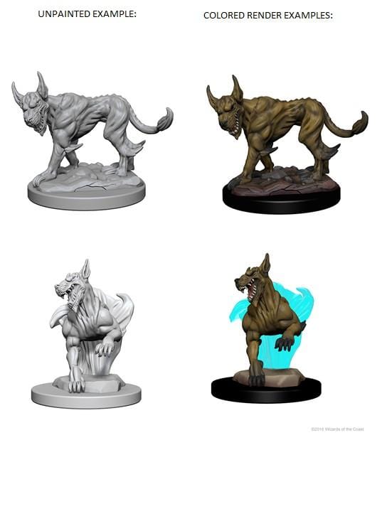 NordicDice rollespilsfigurer Dungeons and Dragons: Nolzurâ€™s Marvelous Miniatures - Blink Dogs
