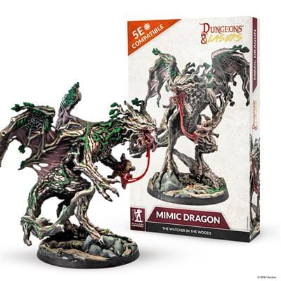 NordicDice rollespilsfigurer Dungeons & Lasers - Mimic Dragon - EN