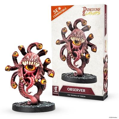 NordicDice rollespilsfigurer Dungeons & Lasers - Observer - EN