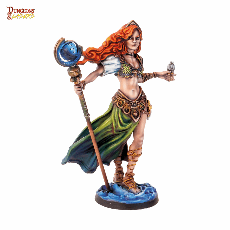 NordicDice rollespilsfigurer Dungeons & Lasers - Ygrid the Giantess - EN