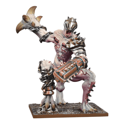 NordicDice rollespilsfigurer Kings of War - Abyssal Dwarf Grotesque Champion - EN