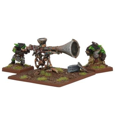 NordicDice rollespilsfigurer Kings of War - Goblin War-Trombone - EN