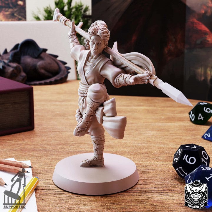 NordicDice rollespilsfigurer Monk Hafling - Custom Mini
