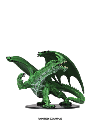 NordicDice rollespilsfigurer Pathfinder Battles Deep Cuts - Gargantuan Green Dragon