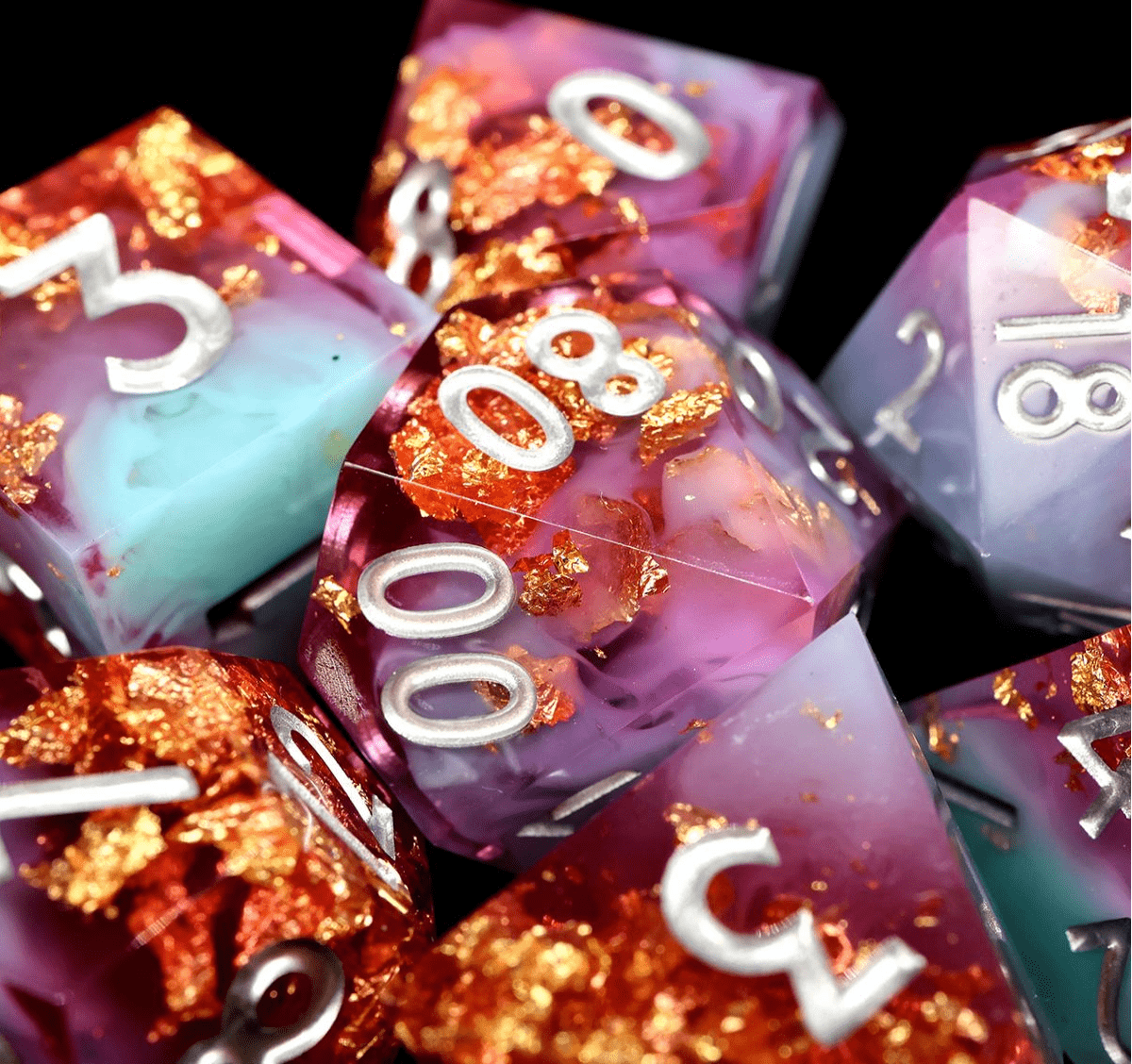 NordicDice Sharp Dice Cosmic blend - sharp dice rollespilsterninger